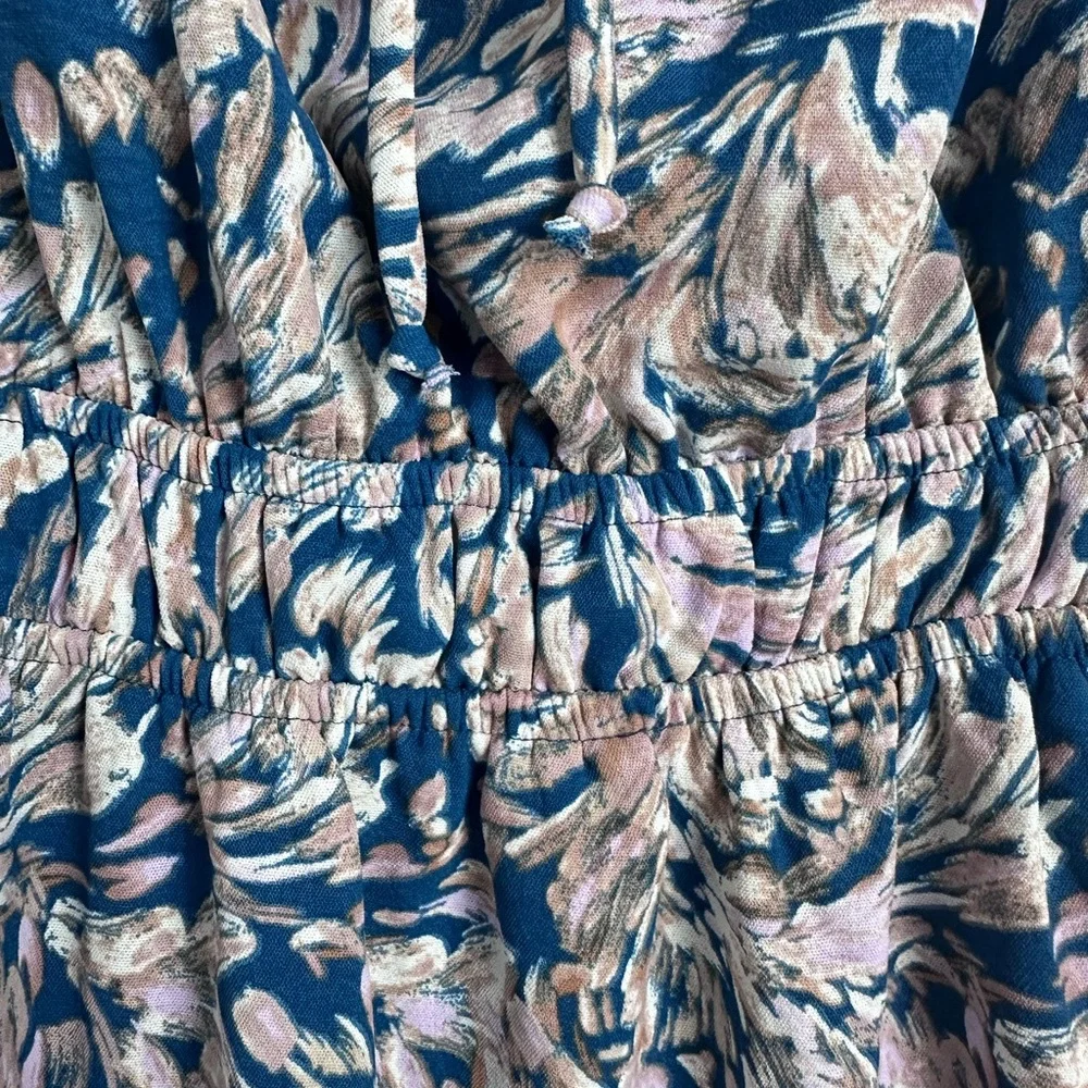 Gilli Blue and Pink Patterned Dress Size XLP - Picture 3 of 7